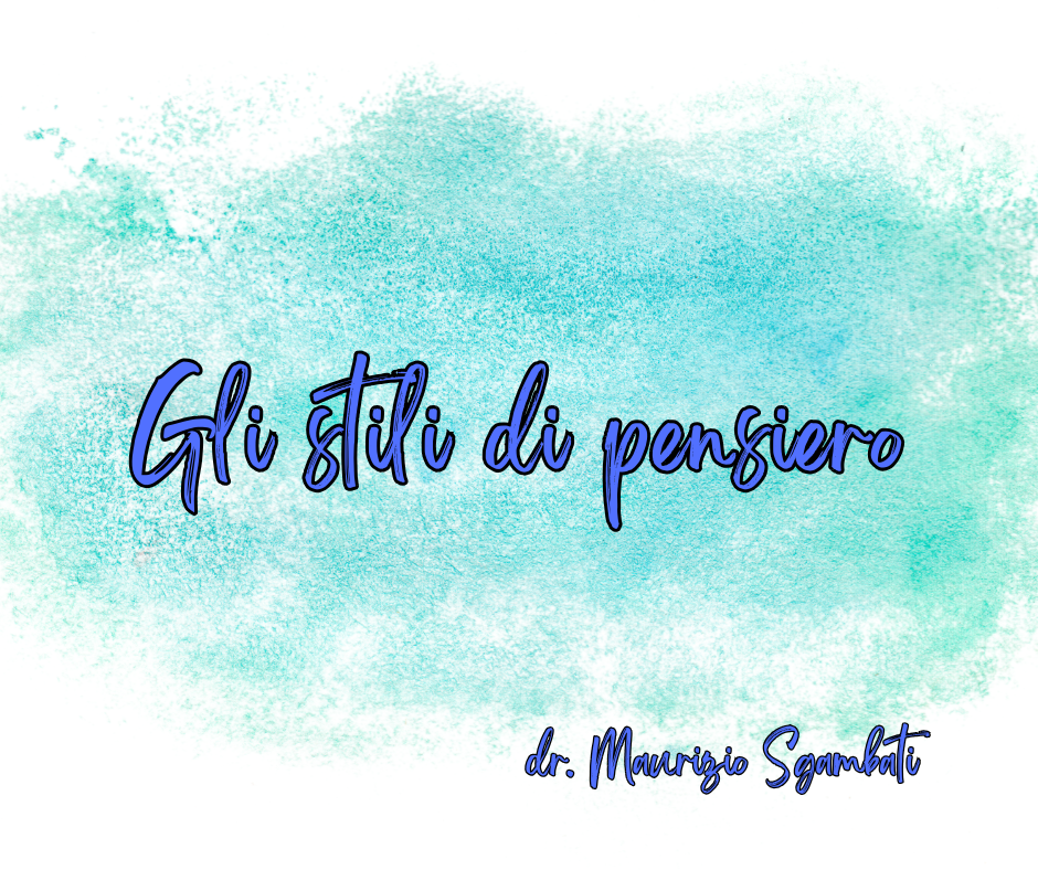 Gli stili di pensiero