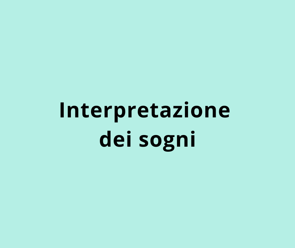 Interpretazione dei sogni