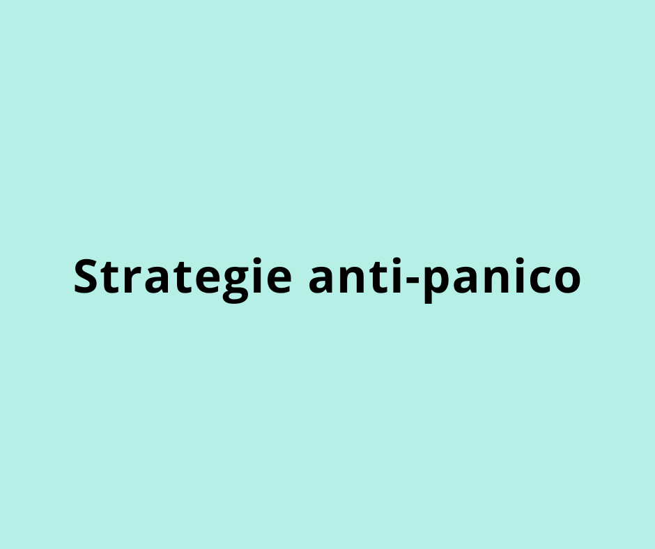 Strategie anti-panico
