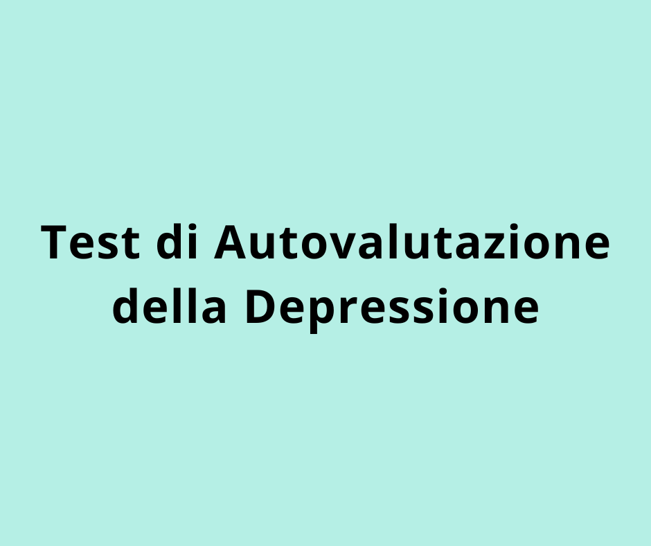 Test di Autovalutazione della Depressione di Zung