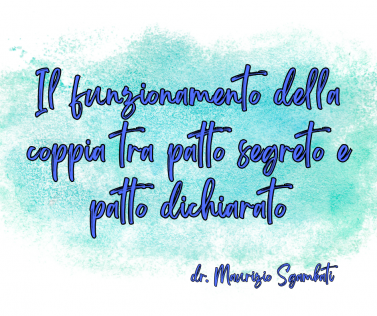 Il funzionamento della coppia tra patto segreto e patto dichiarato