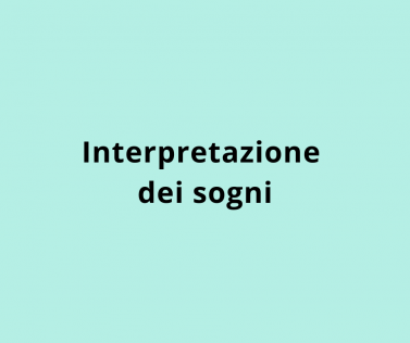 Interpretazione dei sogni