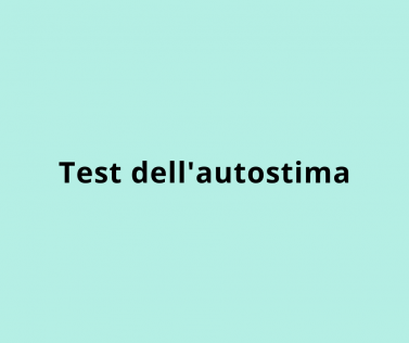 Test dell'Autostima
