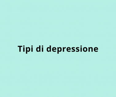 Tipi di depressione